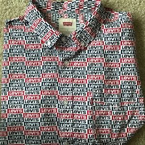 Men Levi Short Sleeve Button Up